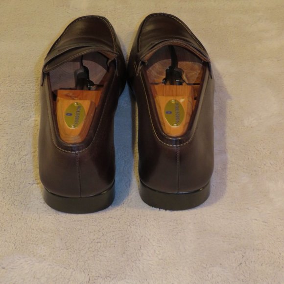 JM J.M. Weston Brown Leather Penny Loafers 625 9.5 E main image 10